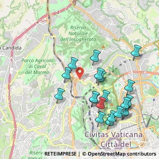 Mappa Via Girolamo Nisio, 00135 Roma RM, Italia (2.309)