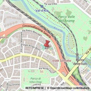 Mappa Via Giuseppe Martucci, 16, 00199 Roma, Roma (Lazio)