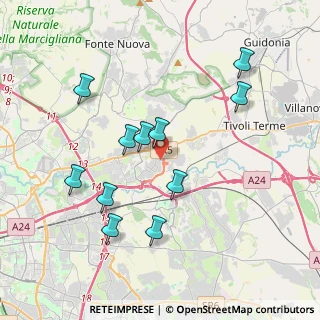 Mappa Via Villalago, 00131 Roma RM, Italia (4.02455)