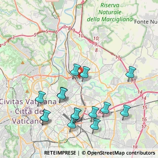 Mappa Via delle Valli, 00141 Roma RM, Italia (4.94)