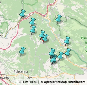 Mappa Rocca Santo Stefano, 00025 Gerano RM, Italia (7.43857)