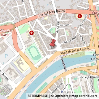 Mappa Via dei Prati della Farnesina, 55, 00135 Roma, Roma (Lazio)