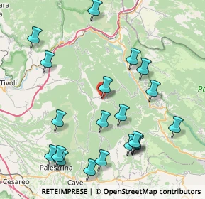 Mappa Via Fontana di Ciocio, 00025 Gerano RM, Italia (9.8085)