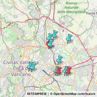 Mappa Via Pietro Mascagni, 00199 Roma RM, Italia (4.02182)