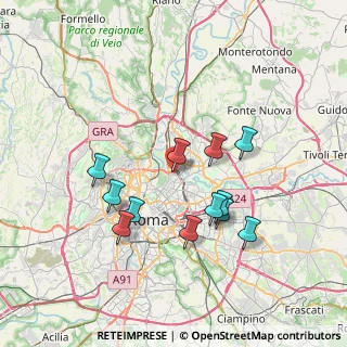 Mappa Viale Arrigo Boito, 00199 Roma RM, Italia (6.86692)