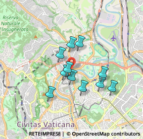 Mappa Lungotevere Milvio, 00191 Roma RM, Italia (1.41909)