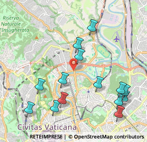 Mappa Lungotevere Milvio, 00191 Roma RM, Italia (2.43643)