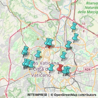 Mappa Lungotevere Milvio, 00191 Roma RM, Italia (4.39632)