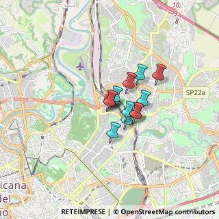 Mappa Via Luca Marenzio, 00199 Roma RM, Italia (0.995)
