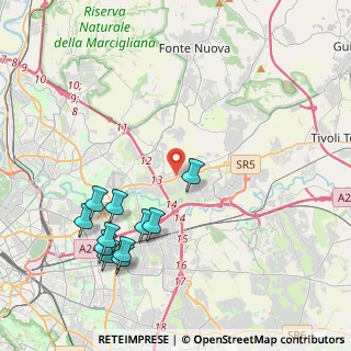 Mappa Via Faustiniana, 00131 Roma RM, Italia (4.90182)
