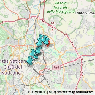 Mappa Via delle Alpi Apuane, 00141 Roma RM, Italia (2.755)