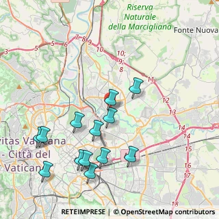 Mappa Via delle Alpi Apuane, 00141 Roma RM, Italia (4.65231)