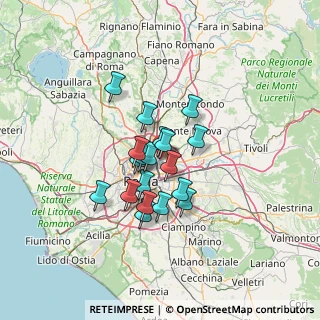 Mappa Via delle Alpi Apuane, 00141 Roma RM, Italia (9.86211)