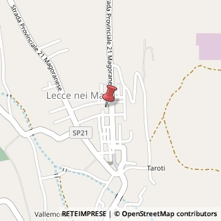 Mappa Piazza Risorgimento,  4, 67050 Lecce nei Marsi, L'Aquila (Abruzzo)