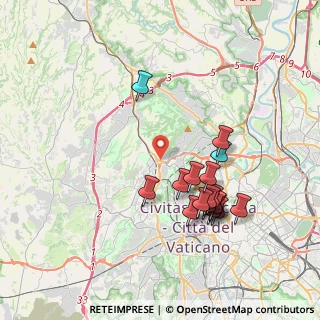 Mappa Via di Villa Severini, 00135 Roma RM, Italia (3.87471)