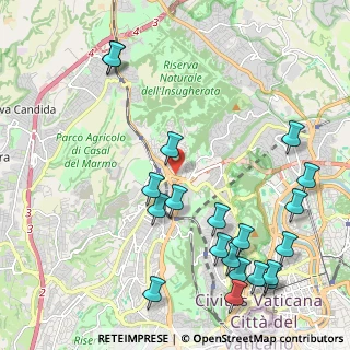 Mappa Via di Villa Severini, 00135 Roma RM, Italia (2.8065)
