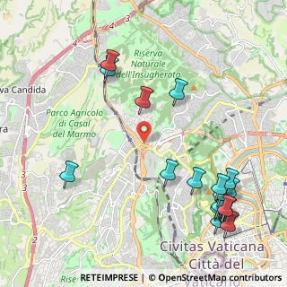 Mappa Via di Villa Severini, 00135 Roma RM, Italia (2.86842)