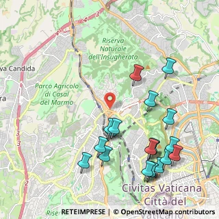 Mappa Via di Villa Severini, 00135 Roma RM, Italia (2.5615)