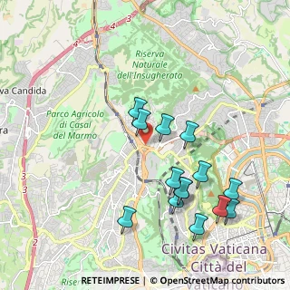 Mappa Via di Villa Severini, 00135 Roma RM, Italia (2.13786)