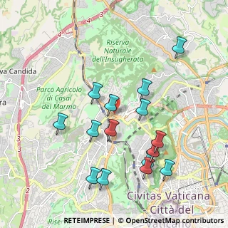 Mappa Via di Villa Severini, 00135 Roma RM, Italia (2.11533)