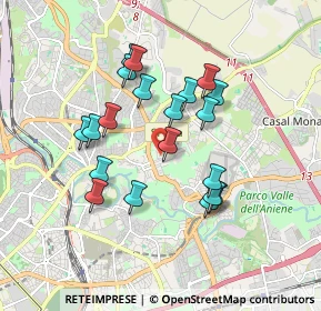 Mappa Via Benedetto, 00137 Roma RM, Italia (1.664)