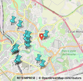 Mappa Via Benedetto, 00137 Roma RM, Italia (2.42944)