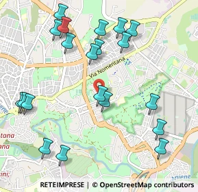 Mappa Via Benedetto, 00137 Roma RM, Italia (1.2595)