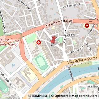 Mappa Via della Farnesina, 21, 00135 Roma, Roma (Lazio)