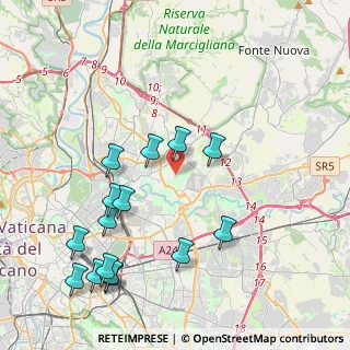 Mappa Piazzale Hegel, 00156 Roma RM, Italia (4.95933)