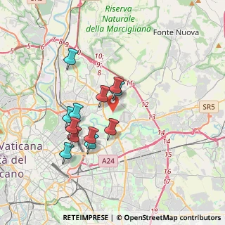 Mappa Piazzale Hegel, 00156 Roma RM, Italia (3.30833)