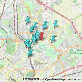 Mappa Via Nicola Marchese, 00141 Roma RM, Italia (1.39056)