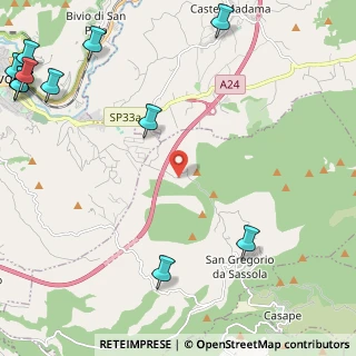 Mappa Località Costa di Tivoli snc, 00024 Castel Madama RM, Italia (3.77636)