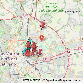 Mappa Via Emilio de Marchi, 00137 Roma RM, Italia (3.83333)