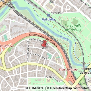 Mappa Via Alfredo Casella, 35, 00199 Roma, Roma (Lazio)
