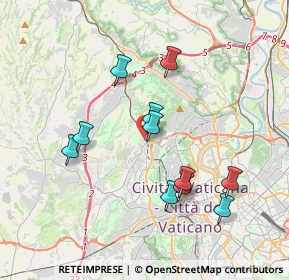 Mappa Via Cesare Castiglioni, 00168 Roma RM, Italia (3.69364)