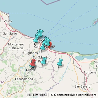 Mappa Contrada Lauretta, 86042 Campomarino CB, Italia (10.33917)