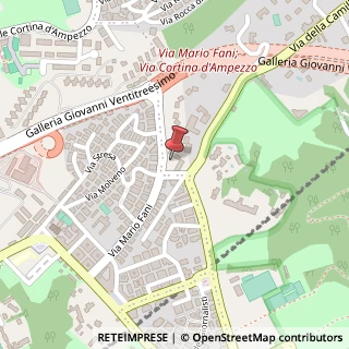 Mappa Via Mario Fani, 124, 00135 Roma, Roma (Lazio)