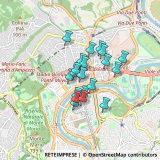 Mappa Via Bolsena, 00191 Roma RM, Italia (0.6535)