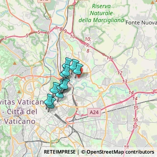Mappa Via Monte Argentario, 00141 Roma RM, Italia (2.72333)