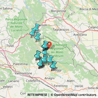 Mappa Via della Bandita, 00028 Subiaco RM, Italia (12.148)