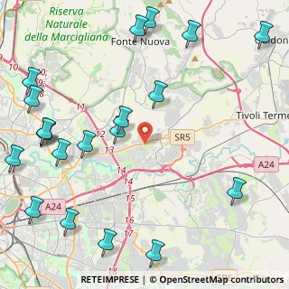 Mappa Via Tiburtina Km 14.500, 00131 Roma RM, Italia (6.3645)