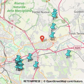 Mappa Via Tiburtina Km 14.500, 00131 Roma RM, Italia (6.41235)