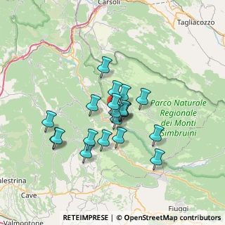 Mappa Contrada Risano, 00028 Subiaco RM, Italia (5.6025)