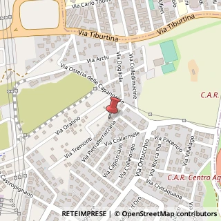 Mappa Via Pietraferrazzana, 22/26, 00131 Roma, Roma (Lazio)