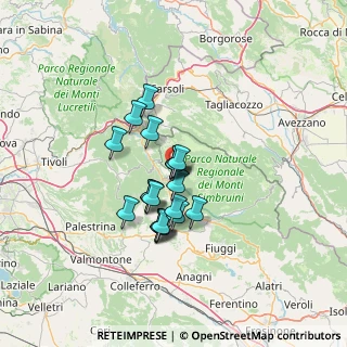 Mappa Contrada Camarde, 00028 Subiaco RM, Italia (10.167)