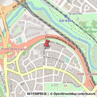 Mappa Via Alfredo Casella, 3, 00199 Roma, Roma (Lazio)