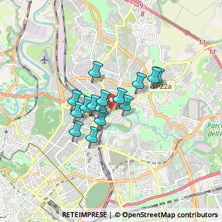 Mappa Via Nomentana, 00141 Roma RM, Italia (1.226)