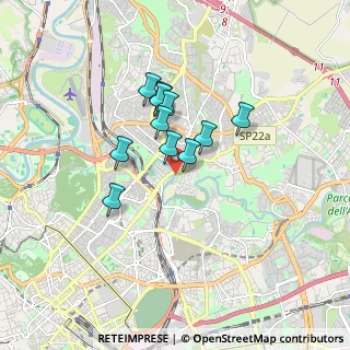 Mappa Via Nomentana, 00141 Roma RM, Italia (1.30727)