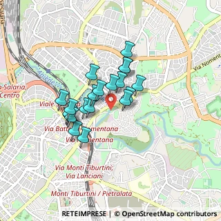 Mappa Via Nomentana, 00141 Roma RM, Italia (0.68)