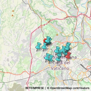 Mappa Via Giuseppe Flajani, 00168 Roma RM, Italia (3.03625)